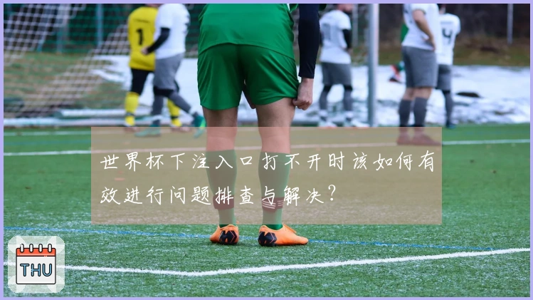 世界杯下注入口打不开时该如何有效进行问题排查与解决？